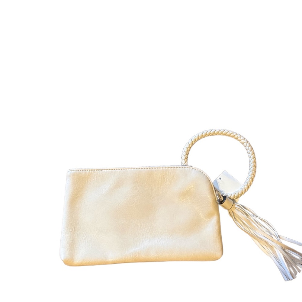 Versona Cream Wristlet with Tassel - Picture 2 of 8